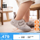 耐克（NIKE）官方男女童SWOOSH 1嬰童易穿脫運(yùn)動(dòng)鞋魔術(shù)貼學(xué)步鞋F(xiàn)B3244 004大學(xué)灰/貂棕/淺土褐 23.5