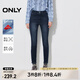 ONLY春夏萊卡磨白水洗緊身褲九分褲牛仔褲女|124449008 J39 藍(lán)黑 L (170) 72A
