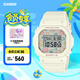 卡西歐（CASIO）BABY-G BGD-565復(fù)古碎花運動時尚女士手表防水防震石英手表 禮物 BGD-565RP-7PR