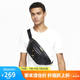 Jordan男女喬丹 金屬Logo基礎(chǔ)款 斜跨胸包腰包HA5507-013黑色 均碼