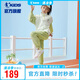 喬丹（QIAODAN）童裝23年春季款女大童運動套裝寬松版針織長袖套裝-165