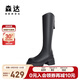 森達(dá)彈力靴女款季顯瘦厚底長筒過膝靴ZTE04DG4 黑色 38