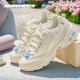 斯凱奇（Skechers）女鞋2025夏季新款厚底增高老爹鞋輕便熊貓鞋網(wǎng)面透氣運(yùn)動鞋休閑鞋 896204-OFWT 37 /建議拍小半碼