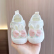 米嘟爾嬰兒涼鞋夏季女童寶寶6-12-18個(gè)月1-2歲網(wǎng)狀學(xué)步鞋軟底防滑透氣 棒棒糖（夏日網(wǎng)涼鞋-粉洛克兔） 12 M 內長(cháng)12cm 建議5-10月