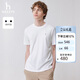 哈吉斯（HAZZYS）男裝 親膚休閑通勤舒適短袖T恤ASTZE0BBX51 米黃色OW 180/100A50
