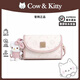 COW & KITTY正品凱蒂貓2025新款女士手提包女士單肩包斜挎包旅游包七夕禮物 櫻花粉送禮盒掛件