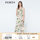 PORTS寶姿 新品 女裝無(wú)袖印花高腰連體褲LN8P100HPT041 粉色印花 L (8)