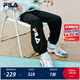 FILA【旋冰科技】斐樂童裝兒童防蚊褲2025年夏季新款男女童運動褲 傳奇藍(lán)-NV 165