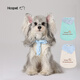華元寵具（hoopet）狗狗衣服夏天薄款小型犬夏季貓咪西高地比熊雪納瑞寵物防掉毛衣服 白條紋領(lǐng)結(jié)米色背心 XL-胸圍52CM（建議15-20斤）
