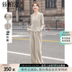 絲柏舍時(shí)尚套裝2025春夏新款女裝假兩件上衣搭長(zhǎng)款褲子兩件套