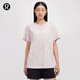 lululemon丨All Yours 女士棉混紡 T 恤 *Wash LW3IRES 淺象牙白珊瑚亮粉神秘紫水洗云紋 S