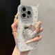 社前超好看鑲鉆kitty貓鏡子適用蘋果16pro/16promax女款手機殼iPhone15Pro新款14promax保護殼13可愛 夏日果凍色【簡潔白+滿屏kitty貓】立體粉色鏡子 蘋果16Pro