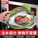 京冇微波爐加熱專用菜罩加熱蓋家用飯菜剩菜防塵罩微波爐防濺蓋神器