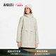 AIGLE艾高棉服GORE-TEX防風上衣防雨透汽可拆卸內(nèi)膽外套女士 砂粉色 BD174 均碼 38