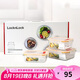 樂扣樂扣（LOCK&LOCK）耐熱玻璃套裝保鮮盒三件套（380ml+630ml+1000ml)LLG445S909