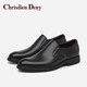 克雷斯丹尼（Chrisdien Deny）男士商務(wù)正裝鞋時(shí)尚一腳蹬套腳通勤皮鞋七夕情人節(jié)禮物