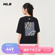 MLB男女短袖T恤印花后背時尚寬松25季新款七夕3ATSM2153-50BKS-L