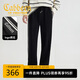 卡賓LOGO繡花休閑褲25春夏定制側(cè)邊織帶運(yùn)動(dòng) 煤黑色01 XL/180/52 