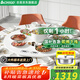 志高（CHIGO） 暖菜板+火鍋熱菜電動餐桌轉盤加熱板飯菜保溫板電磁爐帶火鍋熱菜神器家用加熱旋轉分區(qū)控溫多功能 120CM 電陶爐火鍋3000W丨電動旋轉+大理石