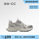 GG-CC春季新款潮流厚底老爹鞋增高擦色做舊ins運動鞋休閑鞋女G25U8611 冰川灰 37
