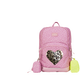 Beckmann挪威護脊減壓小學(xué)生兒童高顏值書(shū)包1-3年級男女童大容量書(shū)包減負 豹紋小方
