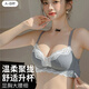 NARUR小胸聚攏內(nèi)衣女平胸顯大蕾絲無鋼圈文胸美背純欲上托胸罩收副乳夏 灰色【1件】舒適純欲 M -34/75AB通用