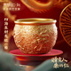 朱炳仁 四海生財(cái)龍缸龍缸 中號(hào)不含底座開業(yè)客廳玄關(guān)桌面擺件