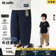 馬·拉?。∕.Latin）【牛仔神褲】馬拉丁童裝褲子25夏新款趣味螞蟻印花牛仔褲 牛仔藍 120