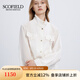 SCOFIELD【防曬】休閑立領(lǐng)短款風衣輕薄夾克外套夏季新款 象牙白色 M 165