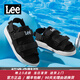 Lee/Modern 男鞋2025夏季新款男士涼鞋外穿休閑沙灘鞋夏天情侶涼拖鞋 黑色 42 【皮鞋碼=偏大1碼】