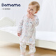 DOMIAMIA嬰兒連體衣秋冬爬服寶寶家居服0-3歲空調房嬰兒服男女寶寶服飾 絨兔絮庭 73cm