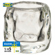 宜家（IKEA）STOCKHOLM斯德哥爾摩蠟燭臺小圓蠟燭托 小圓蠟燭托透明玻璃8cm