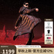 坦博爾鵝絨黑金羽絨服女長(zhǎng)款收腰連帽加厚保暖外套TD236890 黑色 165