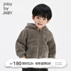 jnby by JNBY[加絨]江南布衣嬰童拉鏈夾克O型秋冬男女童嬰兒兒童YO0610550 072/中雜灰 90cm