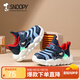 SNOOPY史努比童鞋男童運動鞋寶寶跑步鞋耐磨減震毛毛蟲鞋2032深藍淺藍26