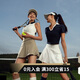 Monster Guardians運(yùn)動(dòng)半身裙女夏季顯瘦A字百褶裙戶外健身網(wǎng)球短裙 White 白色 L