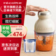 麗克特（recolte）日本品牌料理機(jī)家用多功能小型便攜輔食機(jī)嬰兒打果汁機(jī)打碎機(jī)攪拌機(jī)冰沙碎冰 研磨機(jī)絞肉料理機(jī) 純銅電機(jī)-乳酪白-雙杯