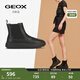 GEOX杰歐適女鞋經(jīng)典款圓頭純色舒適切爾西靴SPHERICA D36TCA 黑色C9999（單里） 36