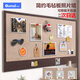 歐嘜毛氈板墻貼照片展示墻免打孔墻面diy裝飾貼紙背景留言板40*60cm