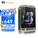 Thermaltake（Tt）The Tower 300 海景房機(jī)箱 電腦主機(jī)（Matx主板/支持420水冷/4090顯卡/水平橫躺） 抹茶綠