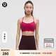lululemon丨Flow Y Nulu? 女士運(yùn)動內(nèi)衣 LW2D88A 煙霧品紅 S