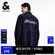 杰克·瓊斯（JACK&JONES）男裝春季衣身撞色拼接設(shè)計(jì)燈芯絨面料潮流百搭舒適襯衫2244O3011 靛藍(lán)E40 常規(guī) 靛藍(lán)E40 S 170