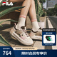FILA 斐樂(lè )官方女鞋CACTI 摩登板鞋2025秋季新款仙掌鞋時(shí)尚運動(dòng)休閑鞋 杏仁奶白/可可赤棕-AC 35.5