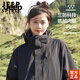 JEEP SPIRIT戶外沖鋒衣男女2025新款春秋季三合一可拆卸川西登山徒步外套簡約 【男女】黑色(升級版/三合一可拆 S
