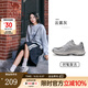 駱駝（CAMEL）【1930M】運(yùn)動(dòng)鞋子新款網(wǎng)面透氣舒適情侶休閑鞋男女同款七夕禮物 G25S852092 云霧灰 女 38