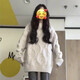 VEOX毛衣女針織衫女2025新款日系奶fufu麻花圓領(lǐng)秋冬季寬松慵懶風(fēng) 卡其 色 M (95-110)斤