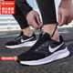 耐克（NIKE）男鞋網(wǎng)面鞋 25夏季新款飛線運(yùn)動鞋透氣休閑鞋減震耐磨跑步鞋子男 飛線科技-SWIFT 3-黑白/主推款 43 碼 內(nèi)長275mm