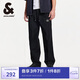 杰克·瓊斯（JACK&JONES） 春季百搭潮流舒適簡(jiǎn)約略寬松字母膠印設(shè)計(jì)男休閑褲男裝225114017