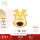 周生生七夕禮物足金Charme浪漫奇緣馴鹿黃金轉(zhuǎn)運(yùn)珠不含繩90003C定價(jià)