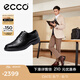 愛步（ECCO）皮鞋男 布洛克雕花德比鞋男鞋英倫商務(wù)鞋牛皮皮鞋 都市倫敦525614 黑色52561411001 43 建議拍大一碼
